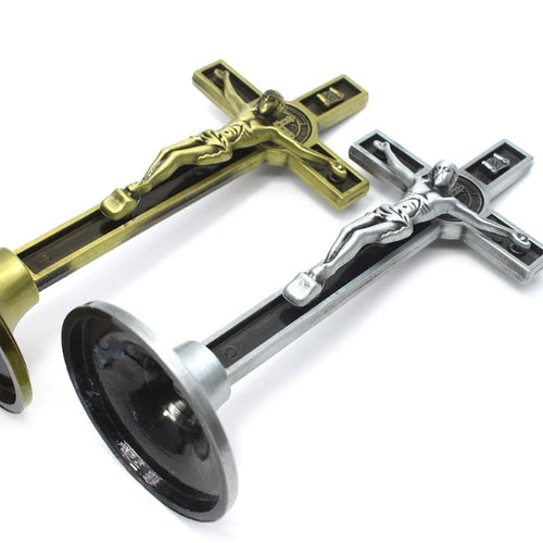 Cross Crucifix Christ Catholic Jesus Religious Church Decoration Stand Wall Antique Home Chapel Decor
