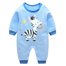Load image into Gallery viewer, VTOM Baby Infant  Rompers Baby Boys Girls Long-Sleeved Rompers Cartoon Infant Jumpsuit  Baby Toddler Clothes BB8-2