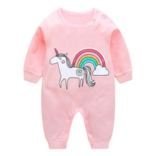 Load image into Gallery viewer, VTOM Baby Infant  Rompers Baby Boys Girls Long-Sleeved Rompers Cartoon Infant Jumpsuit  Baby Toddler Clothes BB8-2