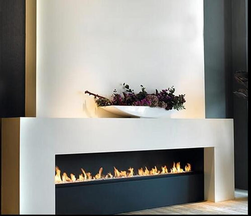 72 inch electric remote control intelligent smart bioethanol insert fireplace