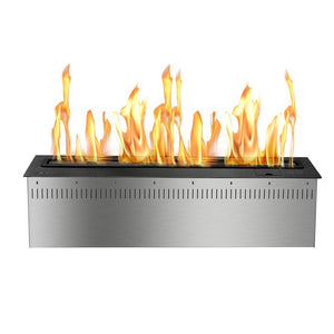 60 inch automatic electric intelligent smart bioethanol linear fireplace insert
