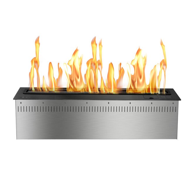 60 inch automatic electric intelligent smart bioethanol linear fireplace insert