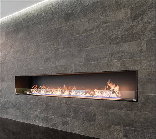 Inno living fire 60 inch ethanol chimenea electric in wall fireplace burner