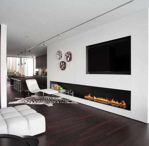 On sale 60 inch built-in  intelligent electric fireplace bioethanol with ethanol burner