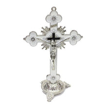 Load image into Gallery viewer, Church Relics Jesus on the Stand Cross Wall Crucifix Antique Home Chapel Decor