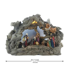 Load image into Gallery viewer, Nativity Scene SET Christmas Gift Holy Family Statue Christ Jesus Mary Joseph Catholic Figurine Xmas Ornament Home Decor Zayton
