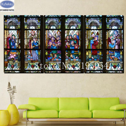 diy,Diamond Embroidery,christ jesus pictures Diamond Painting 3pcs,Cross Stitch,3D,Diamond Mosaic,home Decoration,wall art,gift
