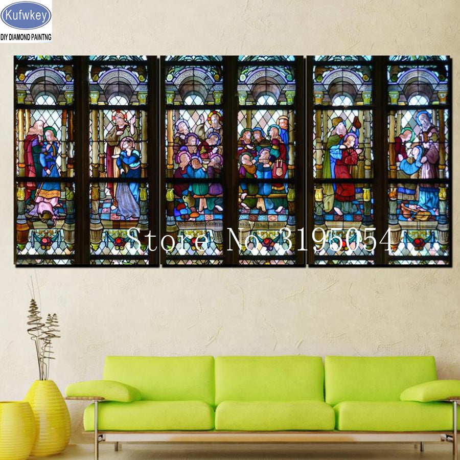 diy,Diamond Embroidery,christ jesus pictures Diamond Painting 3pcs,Cross Stitch,3D,Diamond Mosaic,home Decoration,wall art,gift