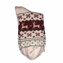 Load image into Gallery viewer, Christmas Deer Moose Design Casual Warm Winter Knit Wool Female Socks Christmas Decoration Supplies MR0022