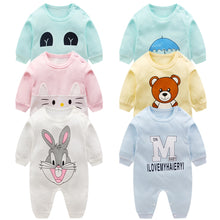 Load image into Gallery viewer, Newborn baby clothes 100% Cotton Long Sleeve Spring Autumn Baby Rompers Soft Infant Clothing toddler baby boy girl jumpsuits