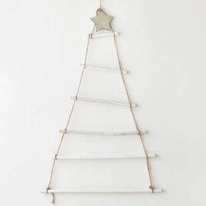 Christmas Nordic Style Artificial Fake Tree Wooden Tree Wall Hanging Ornaments New Year Nursery Kids Room Decor For Home Navidad