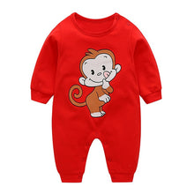 Load image into Gallery viewer, VTOM Baby Infant  Rompers Baby Boys Girls Long-Sleeved Rompers Cartoon Infant Jumpsuit  Baby Toddler Clothes BB8-2