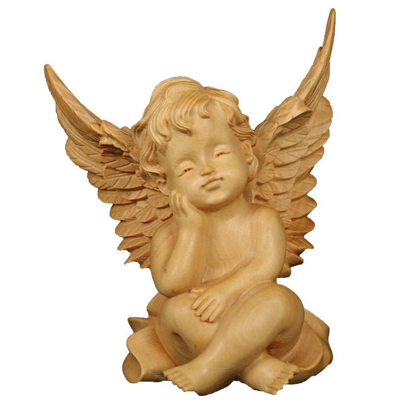 Kind angel figure wing statue Cupid Jesus buddha  decoracion Love   holy s for decoration